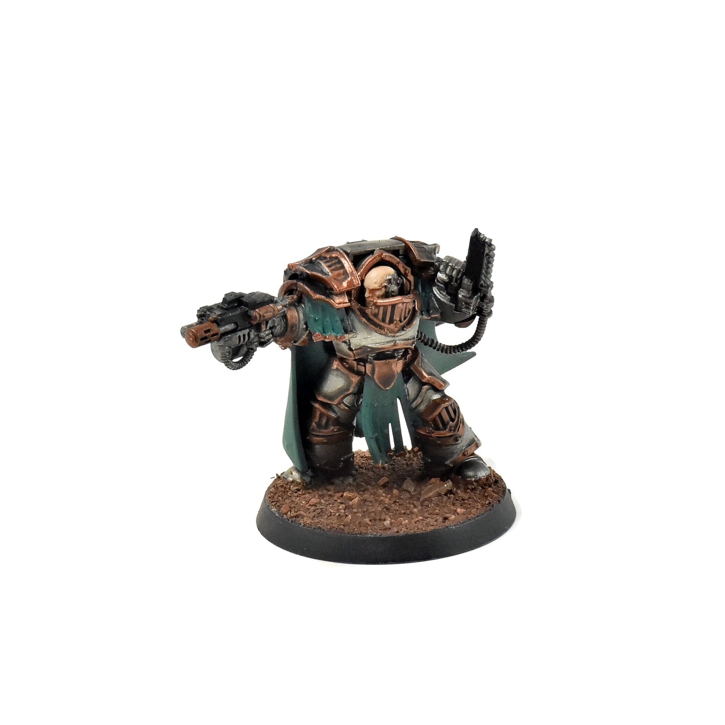 CHAOS SPACE MARINES Praeto Captain #2 WELL PAINTED Warhammer 40K