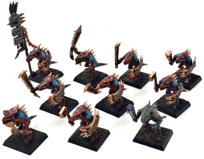 LIZARDMEN 10 Saurus Warriors #5 Warhammer Fantasy