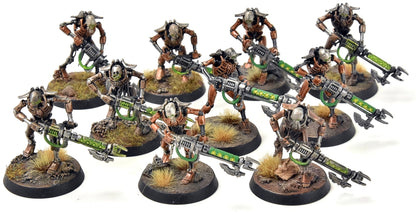 NECRONS 10 Warriors #1 WELL PAINTED Warhammer 40K 4947