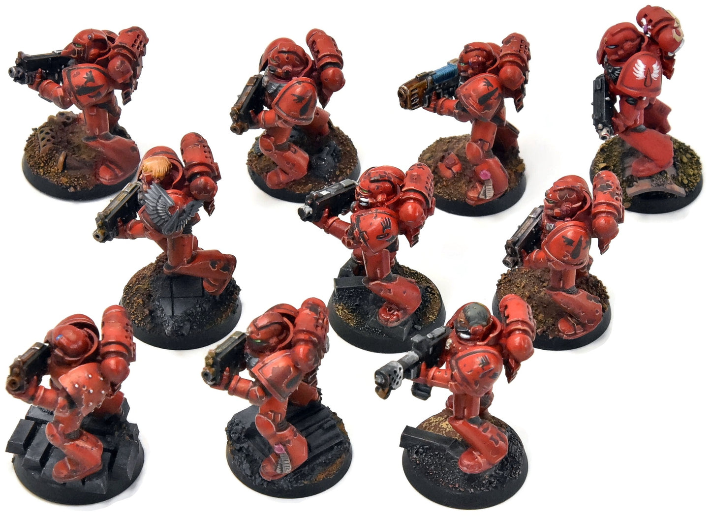 BLOOD ANGELS 10 Tactical Company #11 PRO PAINTED Warhammer 40K