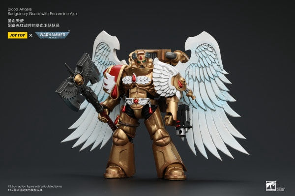 Sanguinary Guard with Encarmine Axe Blood Angels Joy Toy