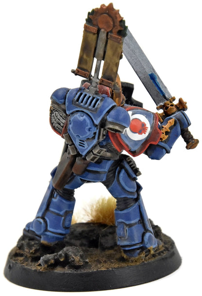 SPACE MARINES Bladeguard Ancient #1 WELL PAINTED Captain converted 40K