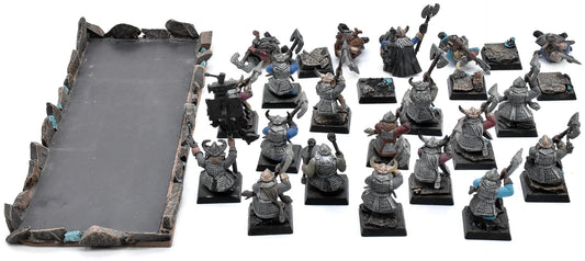 DWARFS 20 Dwarf Warriors With 2 Handed Axes #2 Warhammer Fantasy