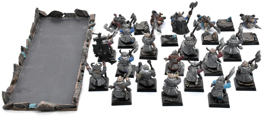 DWARFS 20 Dwarf Warriors With 2 Handed Axes #2 Warhammer Fantasy