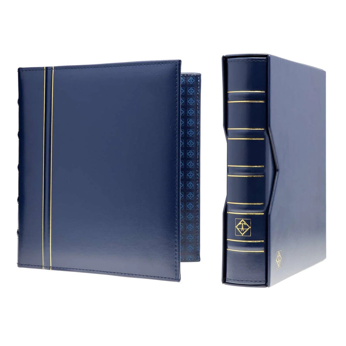 Ringbinder Optima In Classic Design Incl. Slipcase Blue