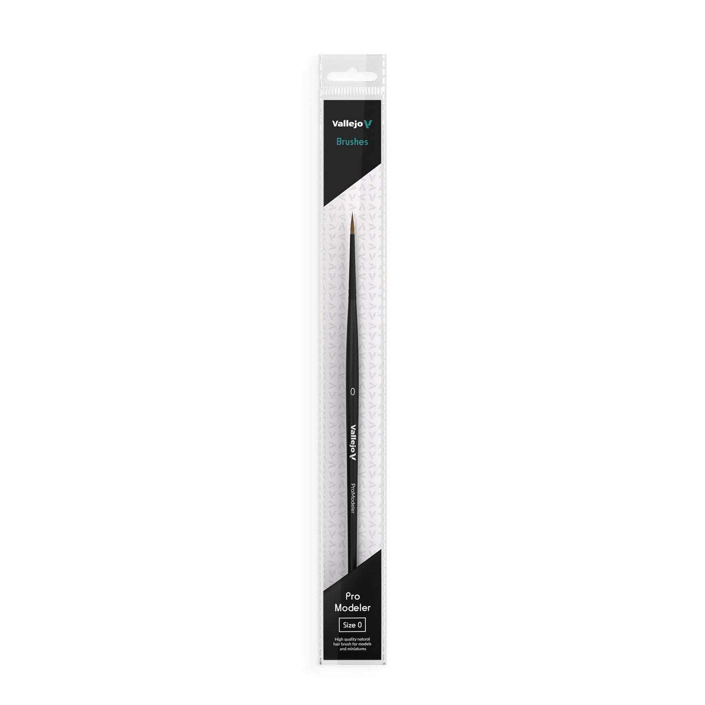 Vallejo - Natural Hair Round Brush No. 0 (VAL-B01000)