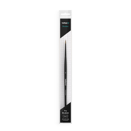 Vallejo - Natural Hair Round Brush No. 0 (VAL-B01000)