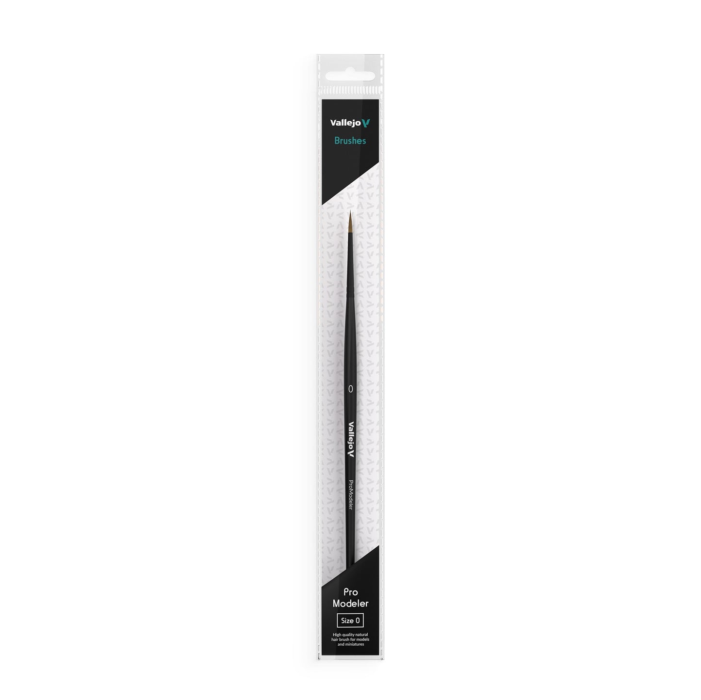 Vallejo - Natural Hair Round Brush No. 0 (VAL-B01000)