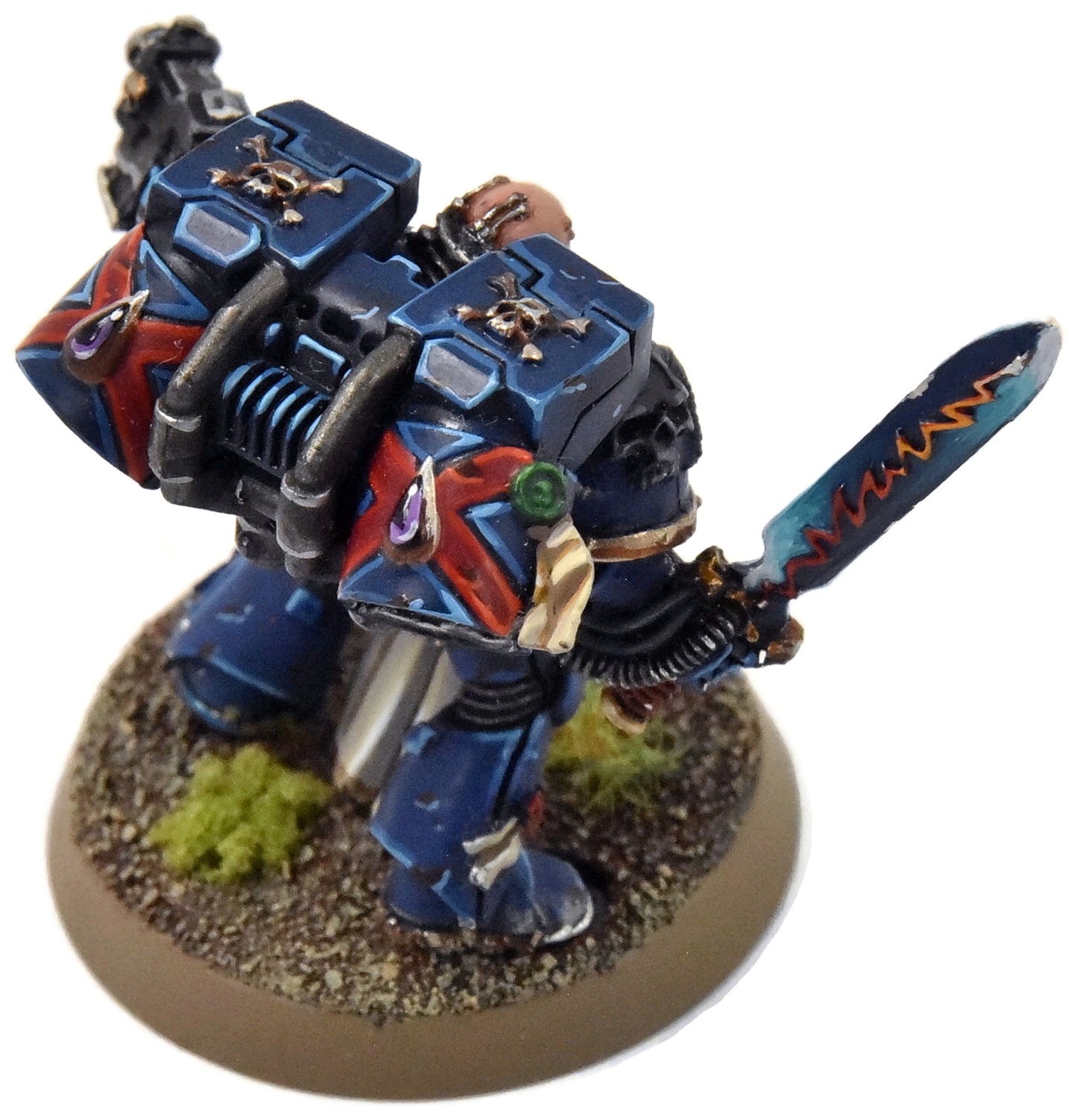 BLOOD ANGELS Captain with Sword #14 METAL WELL PAINTED Warhammer 40K