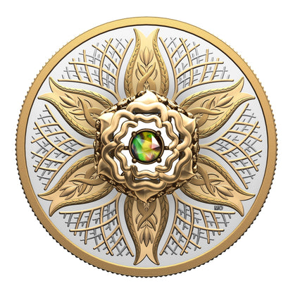 Dancing Ammolite: Elements of Nature - Earth – Fine Silver Coin (249159)