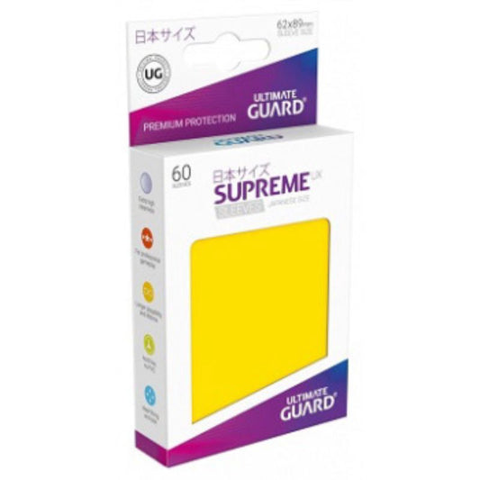 Ultimate Guard Sleeves Supreme Ux Small Yellow 60Ct