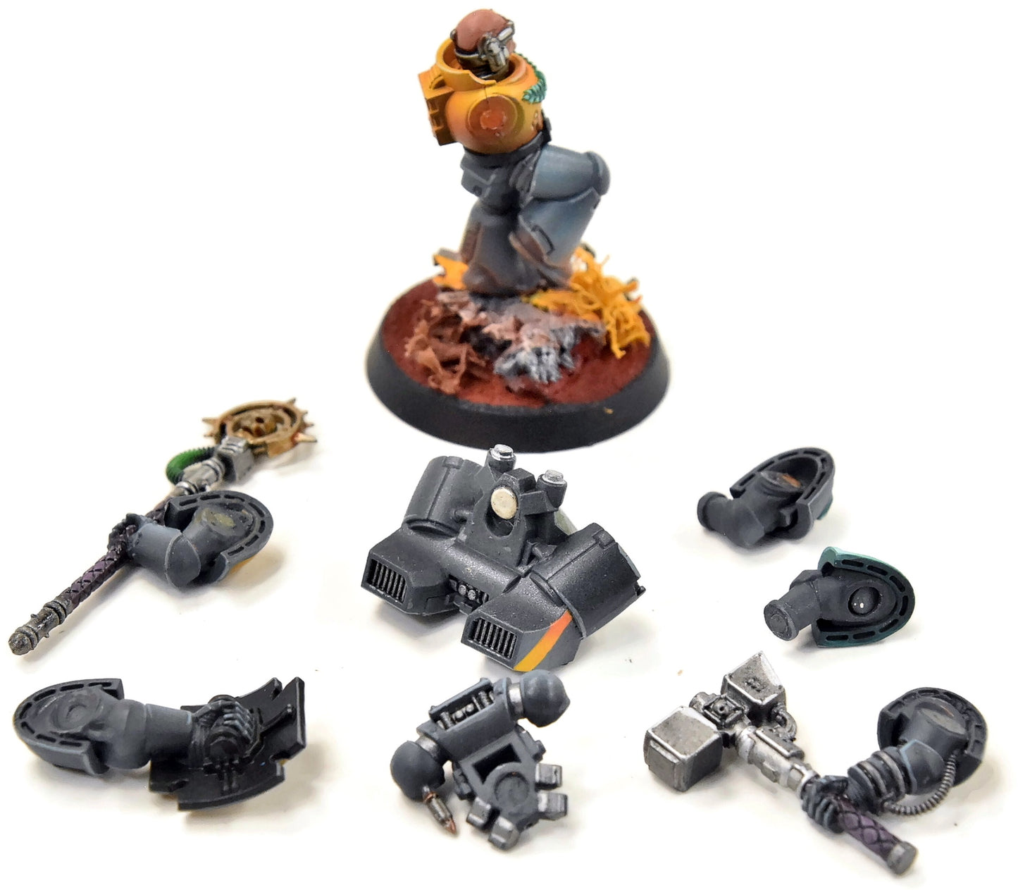 SPACE MARINES Captain #2 WELL PAINTED Warhammer 40K