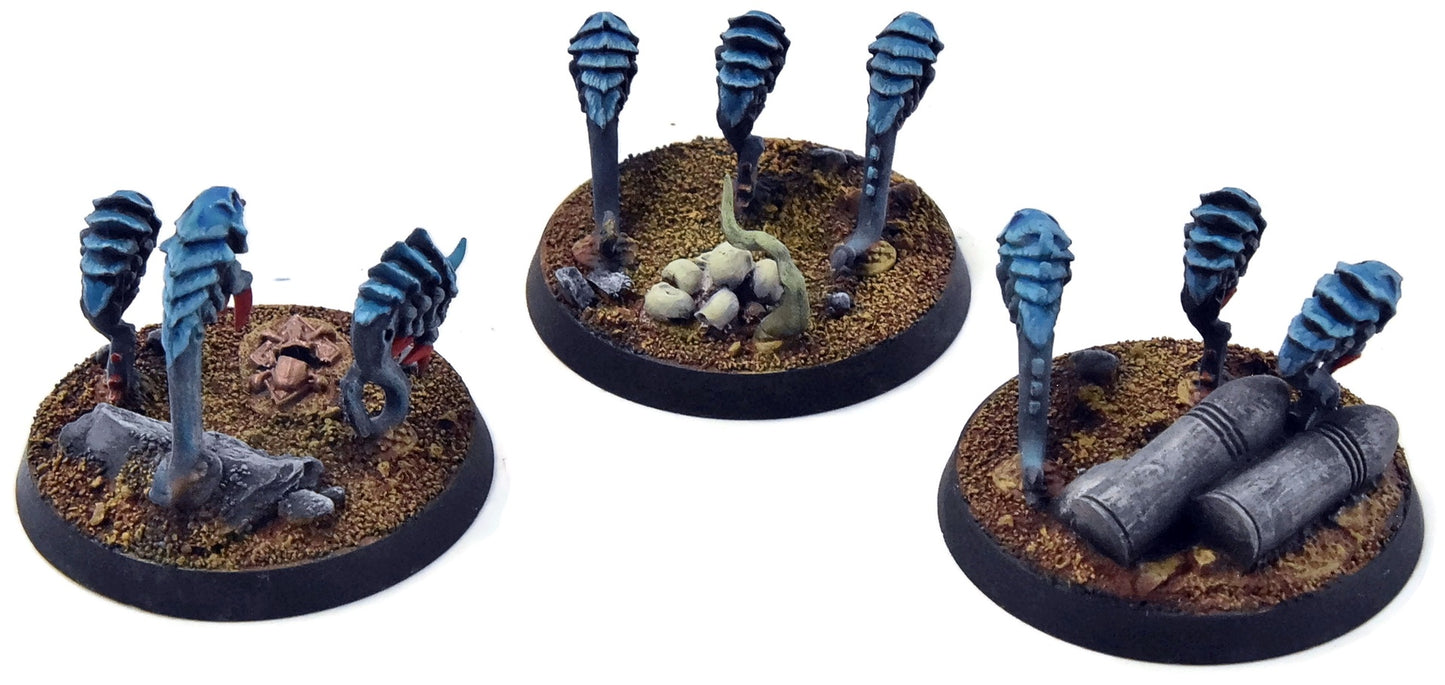 TYRANIDS 3 Ripper Swarms #1 WELL PAINTED Warhammer 40K