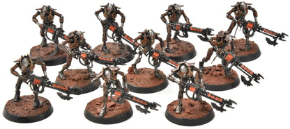 NECRONS 10 Necron Warriors #3 WELL PAINTED Warhammer 40K