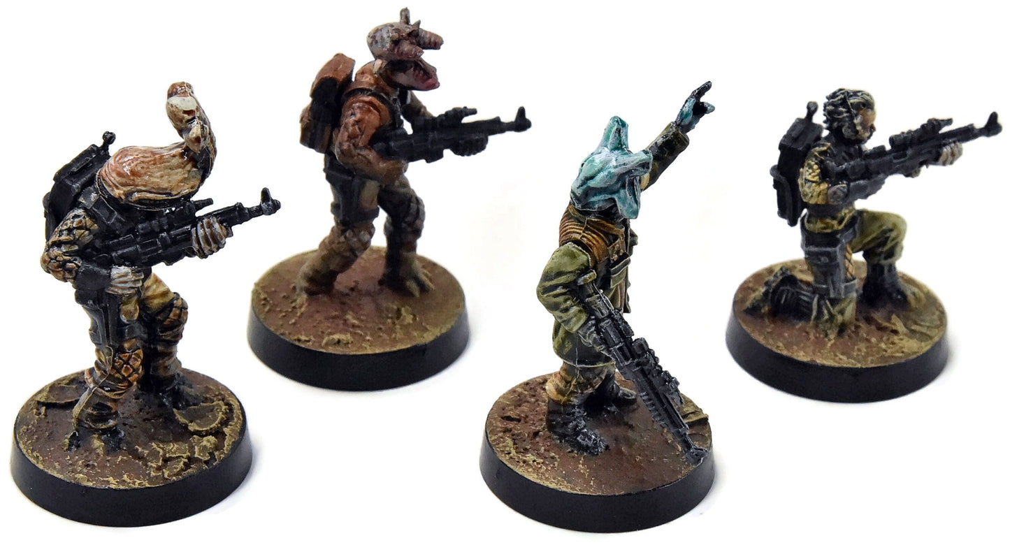 STAR WARS LEGION 4 Rebel Trooper Upgrade #2 PRO PAINTED rebel