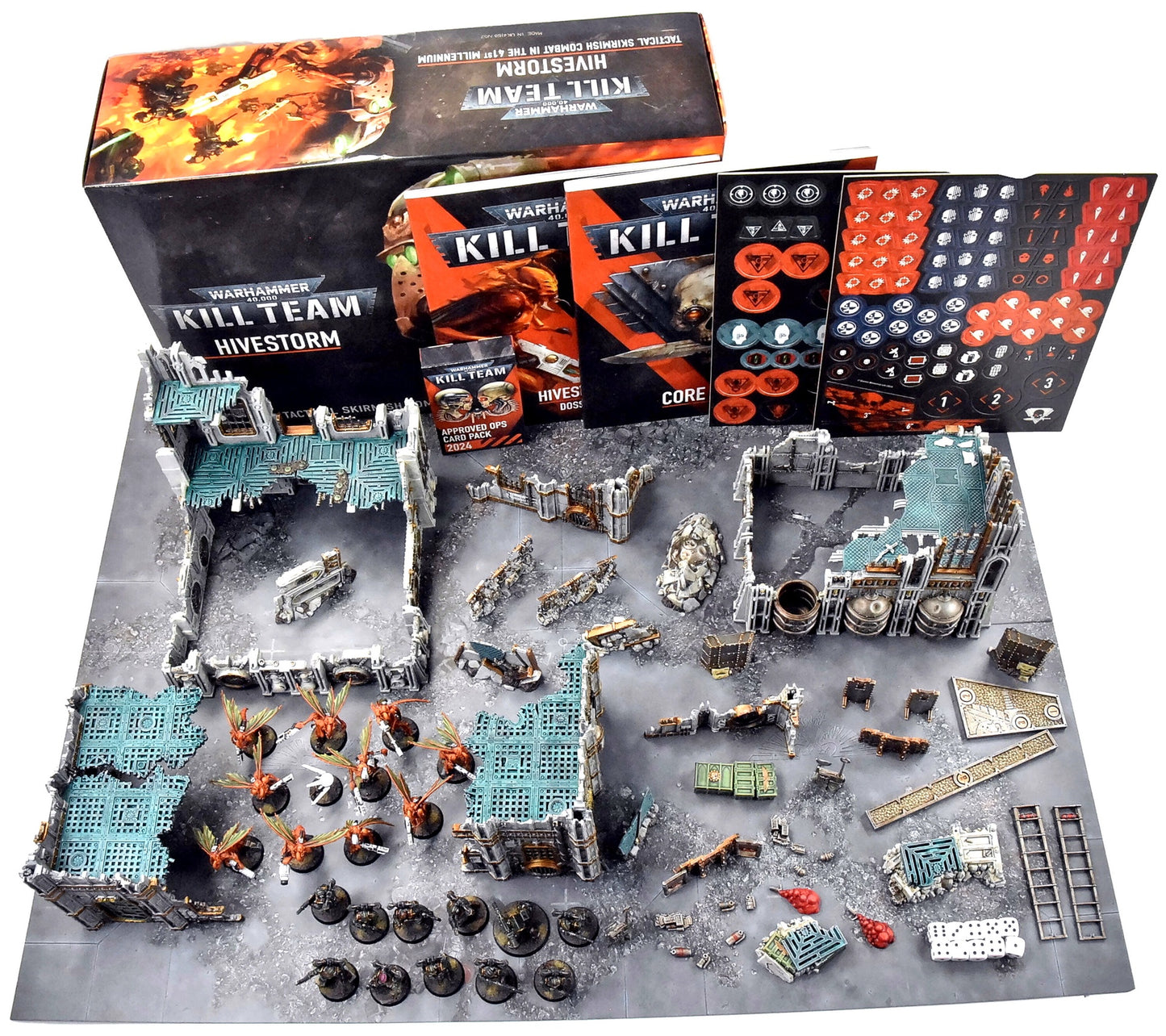KILL TEAM  HIVESTORM #1 COMMISSION PRO PAINTED 40K Vespids Aquilons 5290