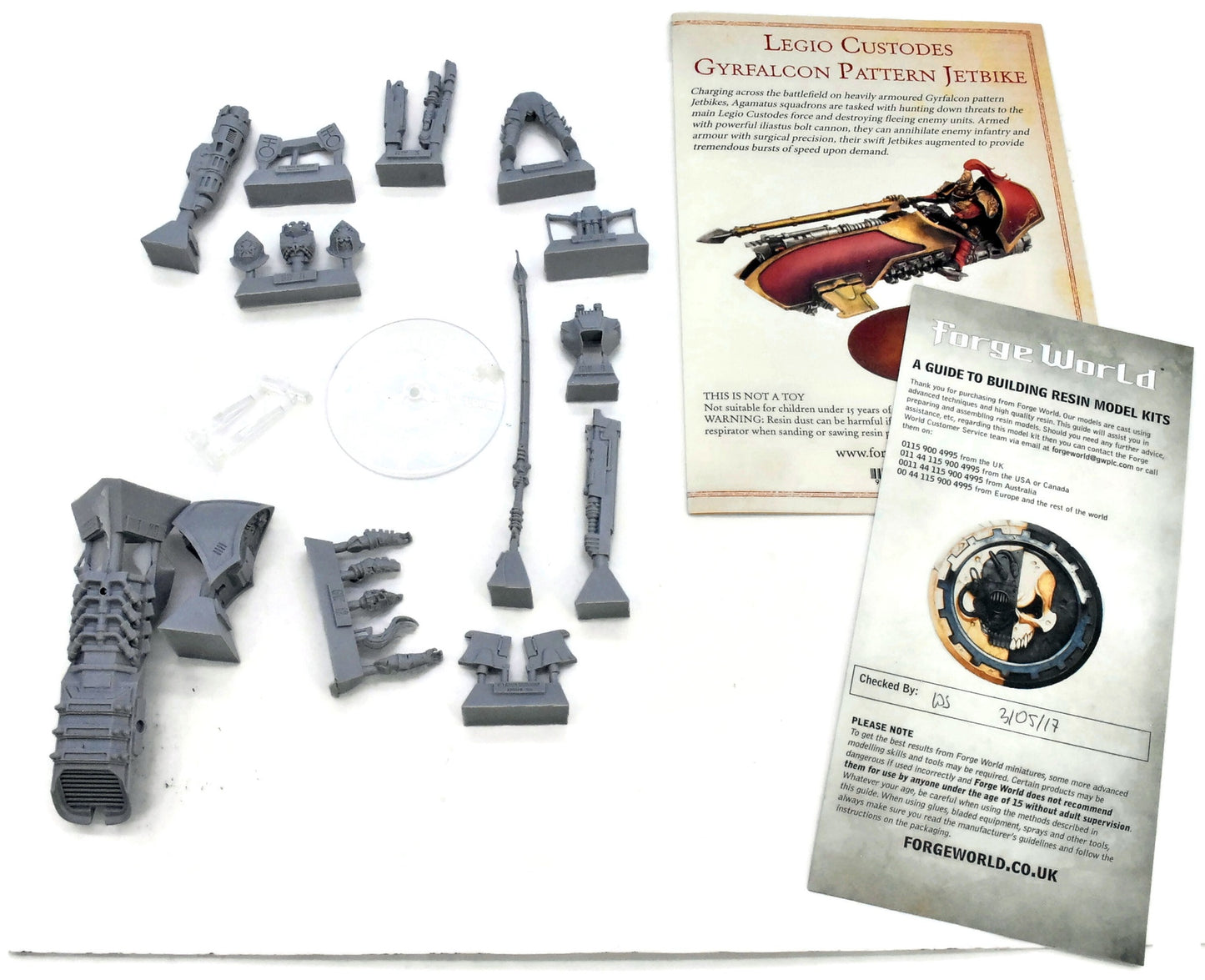 ADEPTUS CUSTODES Legio Custodes Gyrfalcon Jetbike #1 FORGE WORLD Warhammer 40K