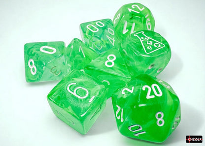Borealis 7-Die Set Gelatinous / White
