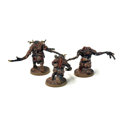 CHAOS DAEMONS 3 Plague ogryns Ogryn #1 FORGE WORLD PRO PAINTED