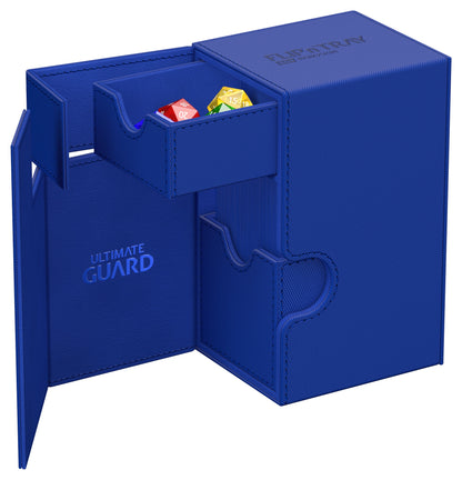 Ultimate Guard Flip N Tray Deck Case Monocolor Blue 80+