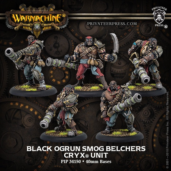 Cryx Black Ogrun Smog Belchers (5) - PIP 34150
