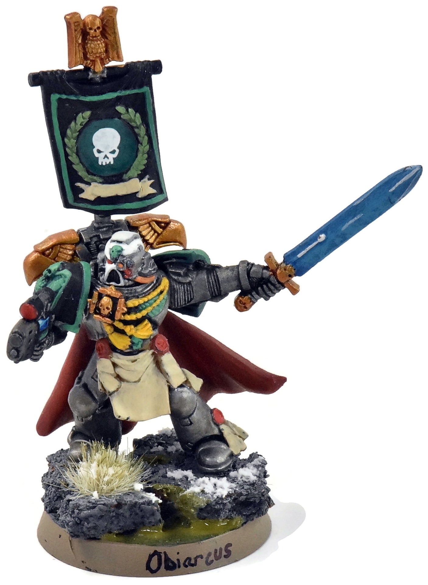 SPACE MARINES Captain #1 Converted WELL PAINTED Warhammer 40K