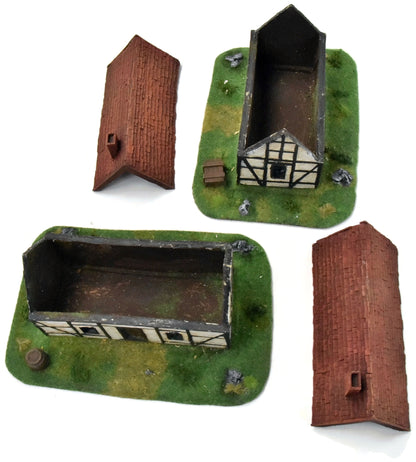 WARGAMING Scenery Terrain 2 Houses #1