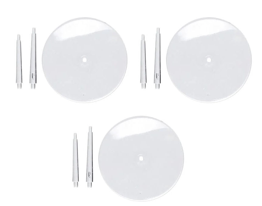 3 * 60mm Round Transparent Flight Stand