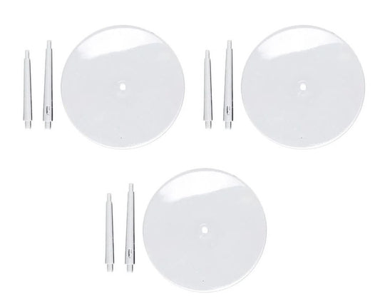 3 * 60mm Round Transparent Flight Stand