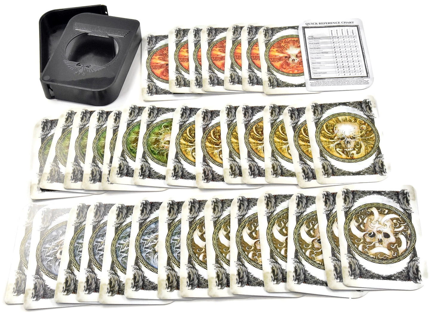 WARHAMMER Warhammer 40K Psychic Discipline Cards Good Condition