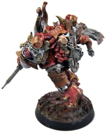 CHAOS SPACE MARINES Chaos Champion #1 WELL PAINTED Warhammer 40K