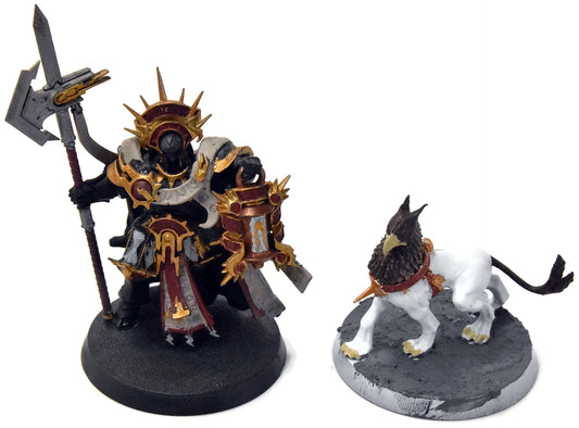 STORMCAST ETERNALS Lord Castellant With Gryph Hound #1 Sigmar