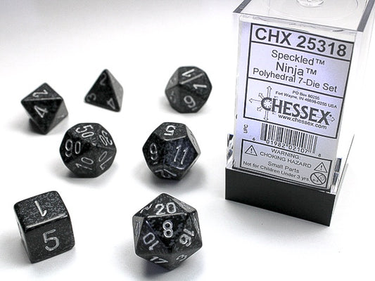 Speckled 7-Die Set Ninja Chessex Dice (CHX25318)