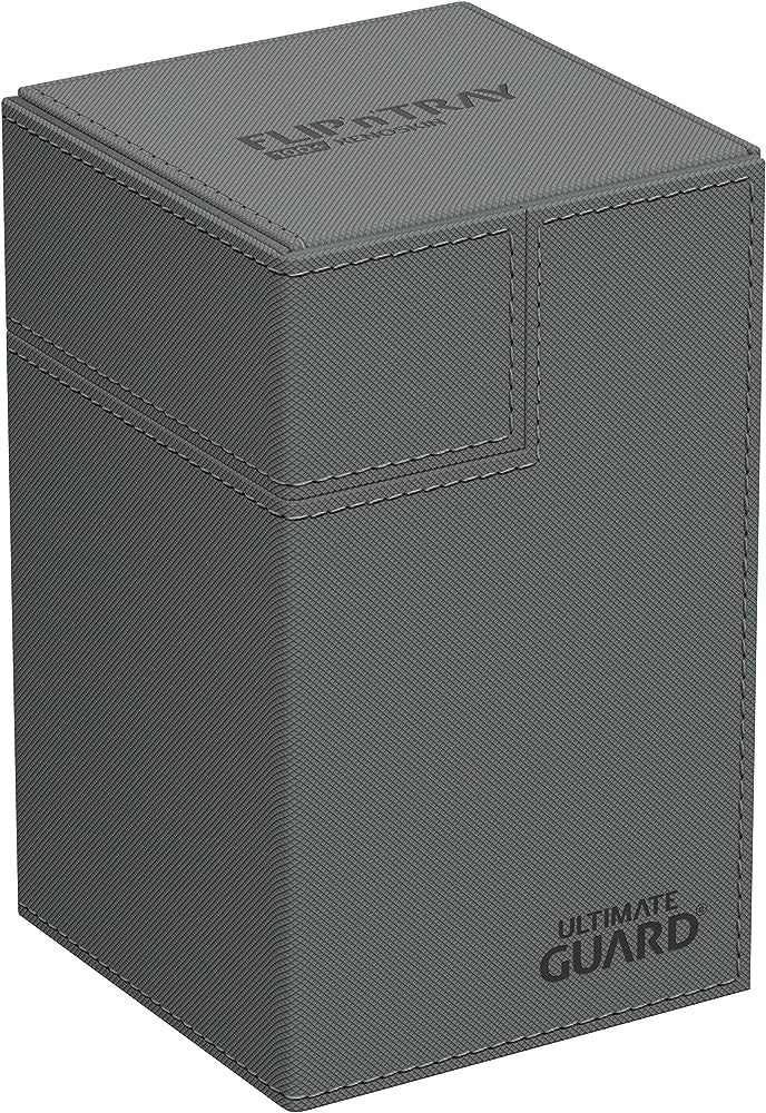 Ultimate Guard Flip N Tray Deck Case Monocolor Grey 80+