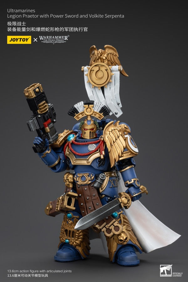 Legion Praetor with Power Sword and Volkite Serpenta Ultramarines Joy Toy