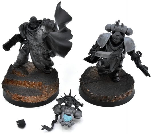SPACE MARINES 2 Black Templars Loose Models #1 INCOMPLETE NEED REPAIR 40K