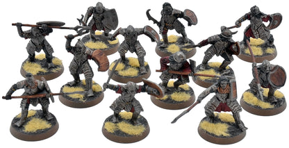 LOTR 12 Morannon Orcs #2 WELL PAINTED Middle Earth Strategy Battle Game