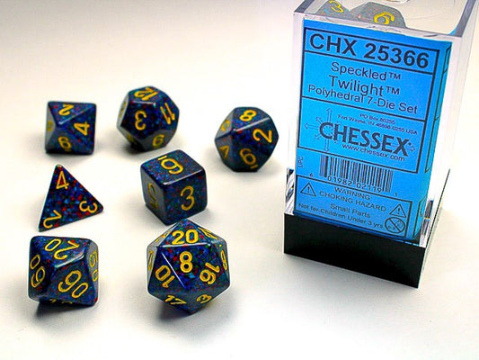 Speckled 7-Die Set Twilight Chessex Dice (CHX25366)
