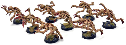 TYRANIDS 8 Genestealers #3 WELL PAINTED Warhammer 40K