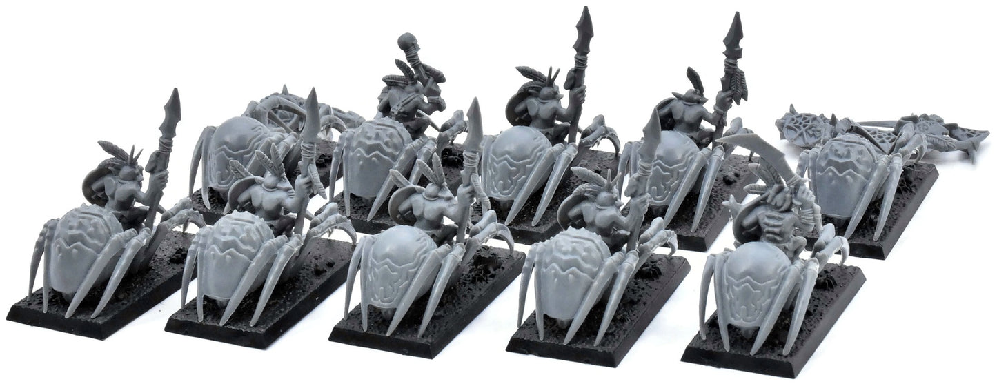 ORCS & GOBLINS 10 Grot Spider Riders #1 Warhammer Fantasy