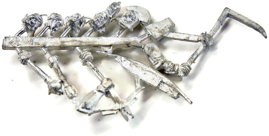 MIDDLE-EARTH Uruk-Hai Sprue Bits Heads & Weapons METAL LOTR