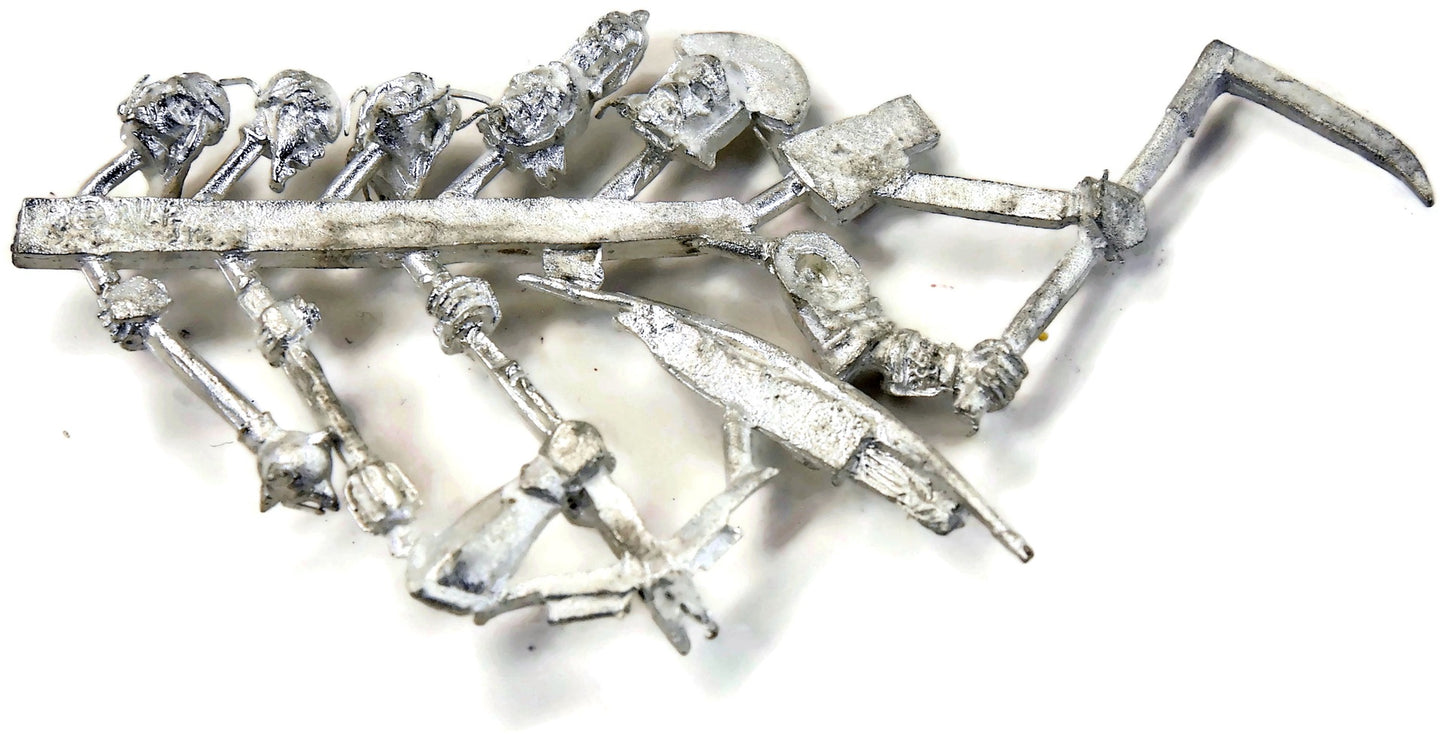 MIDDLE-EARTH Uruk-Hai Sprue Bits Heads & Weapons METAL LOTR