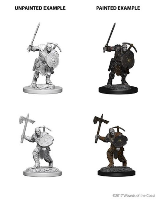 D&D Unpainted Minis Wv4 Earth Genasi Male Fighter