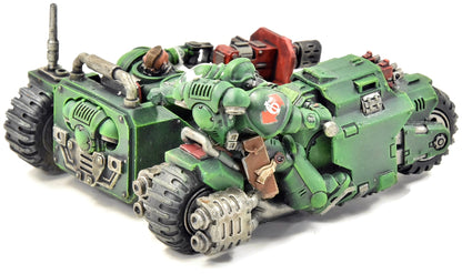 Moto d'attaque Dark Angels n°6, peinture de qualité, Warhammer 40K