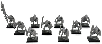 LIZARDMEN 10 Saurus Warriors #4 Warhammer Fantasy