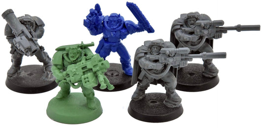SPACE MARINES 5 Scouts with Sniper Rifles #3 Warhammer 40K