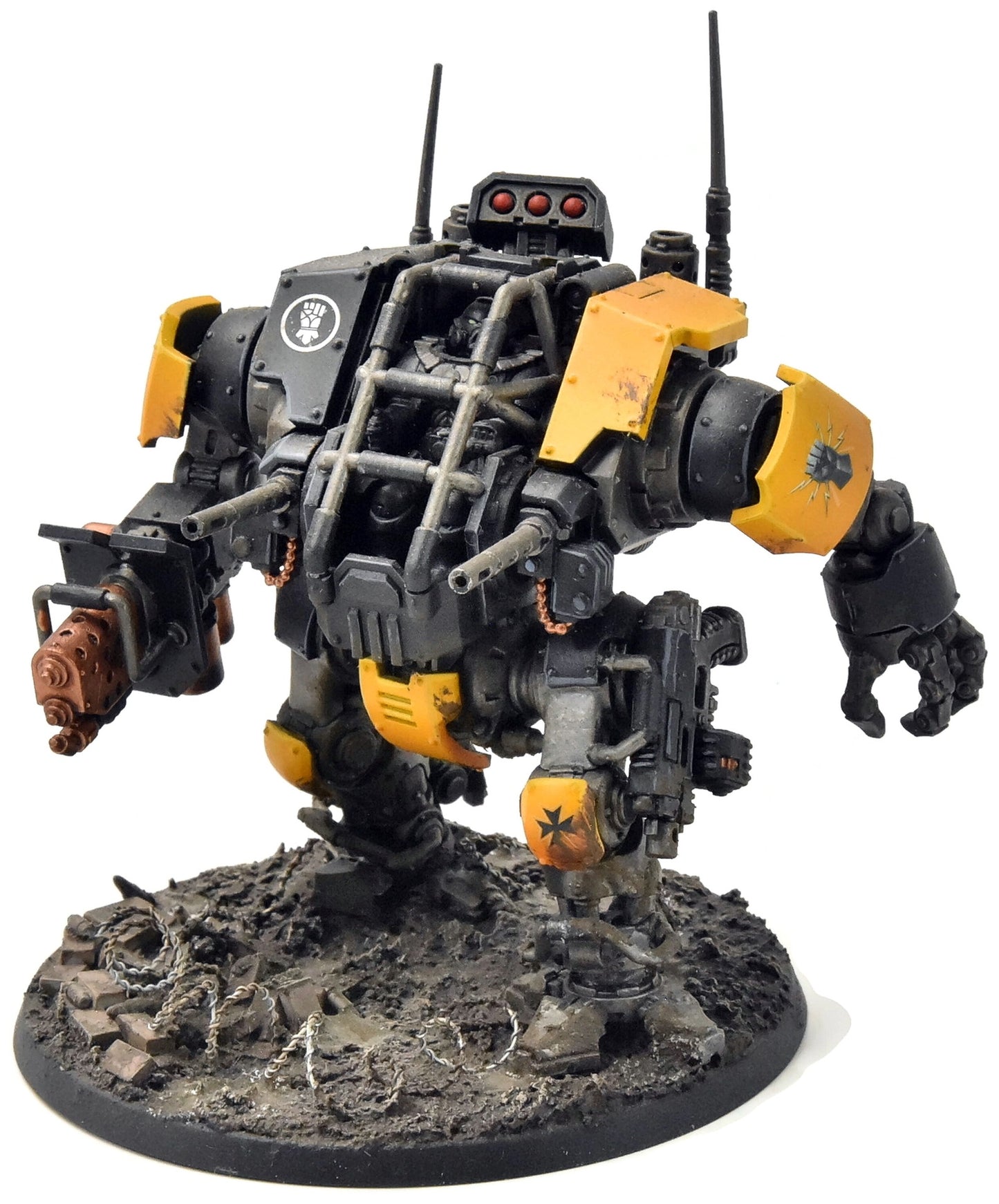 IMPERIAL FISTS Invictor Warsuit #2 PRO PAINTED Imperial Fists