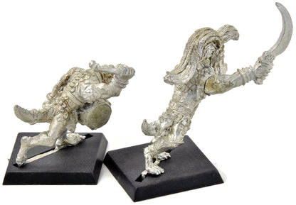 LIZARDMEN Saurus Champion And Musician #5 METAL Warhammer Fantasy