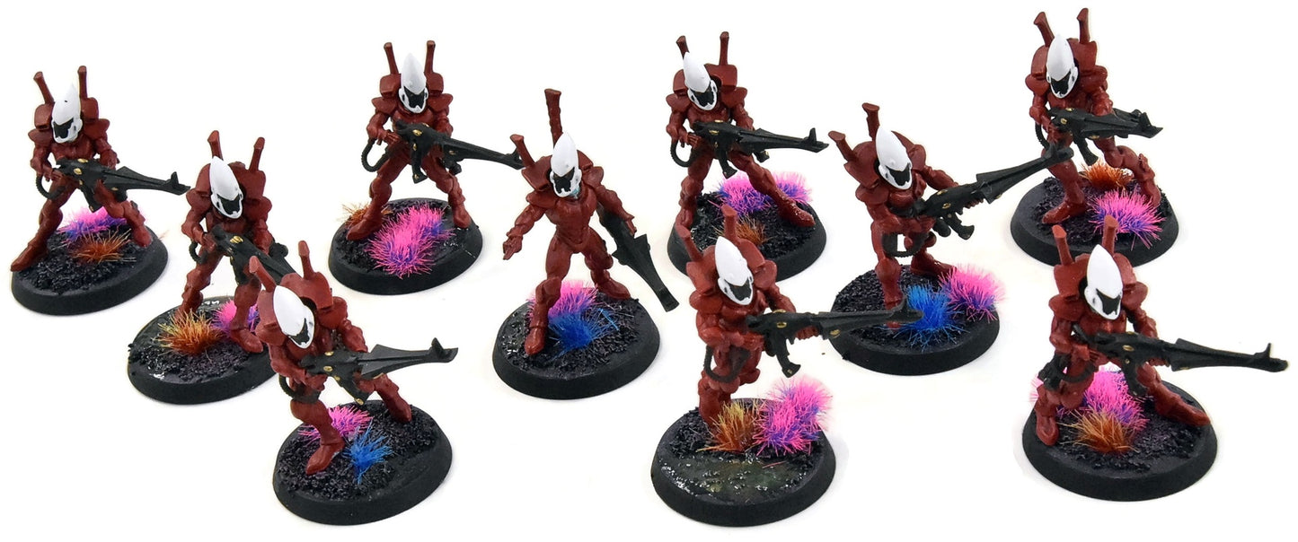 CRAFTWORLDS 10 Guardian Defenders #1 Warhammer 40K WELL PAINTED