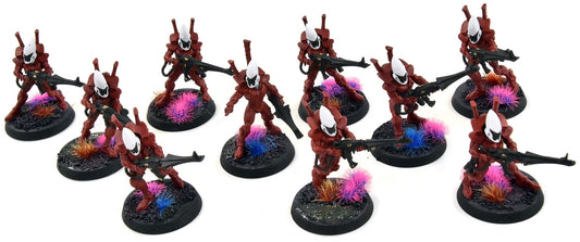 CRAFTWORLDS 10 Guardian Defenders #1 Warhammer 40K WELL PAINTED